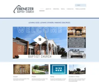 EBCNC.org(Ebenezer Baptist Church) Screenshot