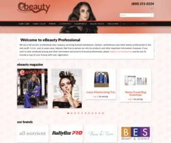Ebeautyprofessional.com(Professional Salon Supplies) Screenshot