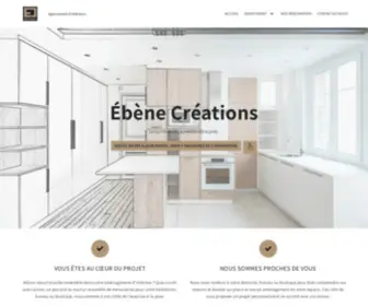 Ebene-Creations.fr(Accueil) Screenshot