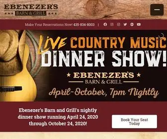Ebenezersbarnandgrill.com(Bryce Canyon Restaurant) Screenshot