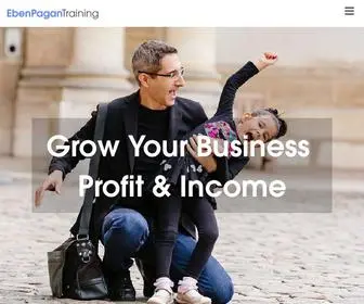 Ebenpagantraining.com(Grow Your Business Profit & Income) Screenshot