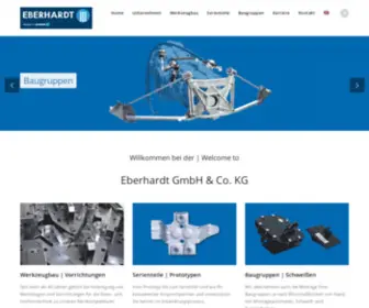 Eberhardt-SChneider.com(Blechverarbeitung und Werkzeug) Screenshot
