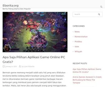 Eberita.org(Berita Paling Utama Dan Populer) Screenshot