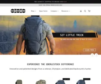 Eberlestock.com(Unrivaled Versatility and Durability) Screenshot