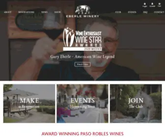 Eberlewinery.com(Award Winning Paso Robles Wines) Screenshot