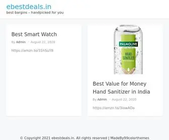 Ebestdeals.in(Best bargins) Screenshot