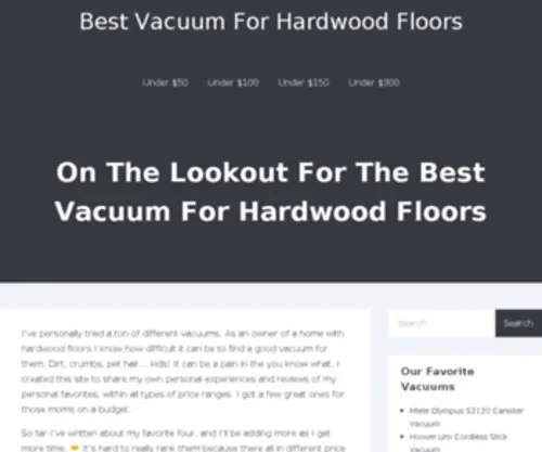 Ebestvacuumforhardwoodfloors.com(ebestvacuumforhardwoodfloors) Screenshot