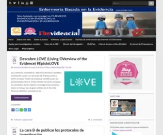 Ebevidencia.com(Enfermeria Basada en la Evidencia (EBE)) Screenshot