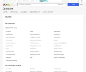 Ebey.de(Electronics, Cars, Fashion, Collectibles & More) Screenshot