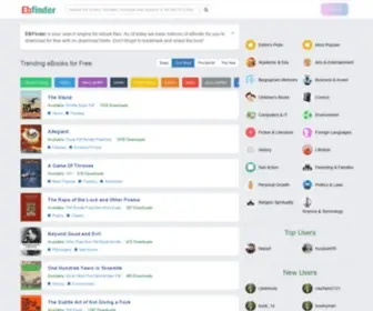 Ebfinder.com(Ebfinder) Screenshot