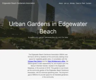 Ebga.org(Edgewater Beach Gardeners Association) Screenshot