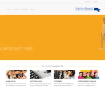 EBG.de(Europäisches Bildungswerk für Beruf und Gesellschaft) Screenshot