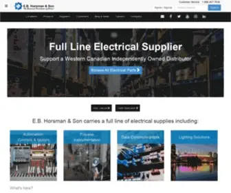 Ebhorsman.com(Established in 1900 E.B. Horsman & Son) Screenshot