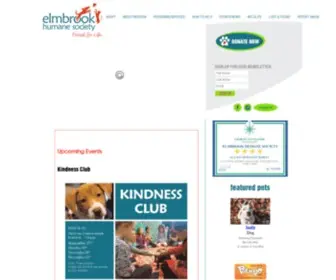 EBHS.org(Elmbrook Humane Society) Screenshot