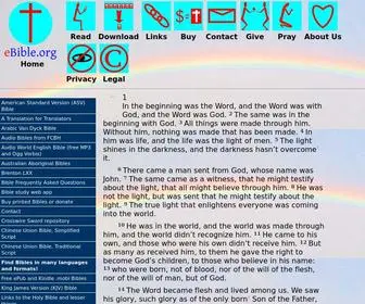 Ebible.org(Read and download the Holy Bible) Screenshot