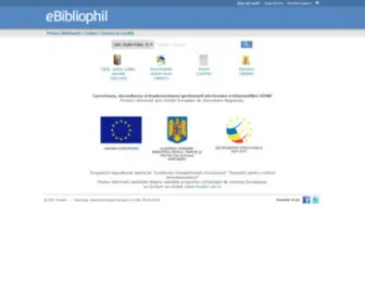 Ebibliophil.ro(Catalog eBibliophil) Screenshot