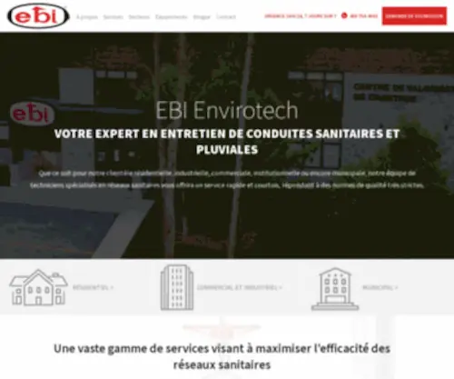 Ebienvirotech.com(EBI Envirotech) Screenshot