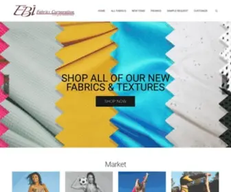 Ebifabrics.com(Wholesale Fabric Importers) Screenshot