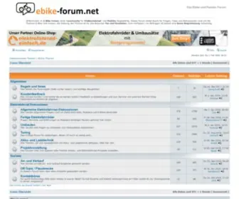 Ebike-Forum.net(Übersicht) Screenshot