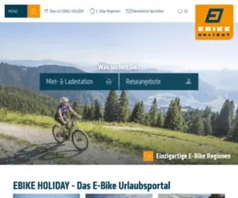 Ebike-Holiday.com(Urlaub mit dem E) Screenshot