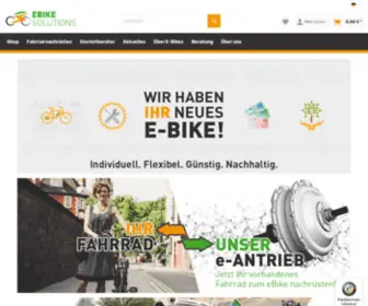 Ebike-Solutions.de(Ihr Fahrrad zum E) Screenshot