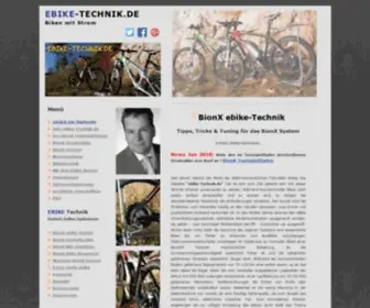 Ebike-Technik.de(Ebike BionX für effektives Biken ✓ 3) Screenshot