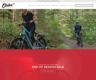 Ebikecanada.com(Ebike Canada) Screenshot