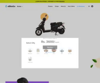 Ebikego.com(Best Electric Bike & Scooter Manufacturer in India) Screenshot