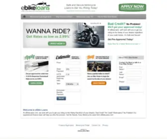 Ebikeloans.com(Safe & Secure Motorcycle Loans) Screenshot