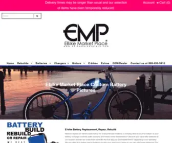 Ebikemarketplace.com(E-Bike Marketplace I Electric Bike Batteries, Service and Components) Screenshot