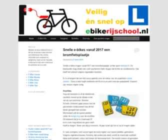 Ebikerijschool.nl(Elektrische Fietsen Center) Screenshot