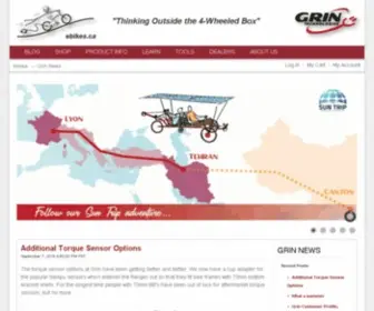 Ebikes.com(Grin Technologies) Screenshot
