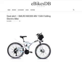 Ebikesdb.com(Ebikesdb) Screenshot