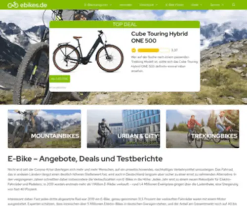 Ebikes.de(Angebote, Deals & Tests) Screenshot