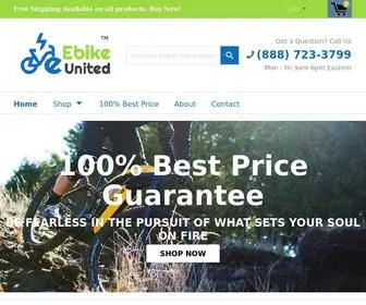 Ebikeunited.com(Ebike United) Screenshot