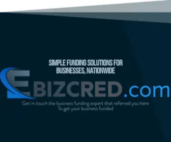 Ebizcred.com(Simple Fast Business Funding) Screenshot