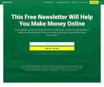 EbizFacts.com(Make Money Online) Screenshot