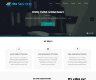 Ebizsolutions.in(EBiz Solutions) Screenshot