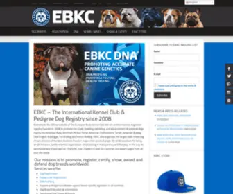 EBKC.org(European Bully Kennel Club) Screenshot