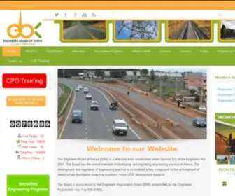 EBK.or.ke(Engineers Board of Kenya) Screenshot
