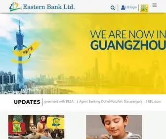 EBL.com.bd(Eastern Bank Ltd) Screenshot