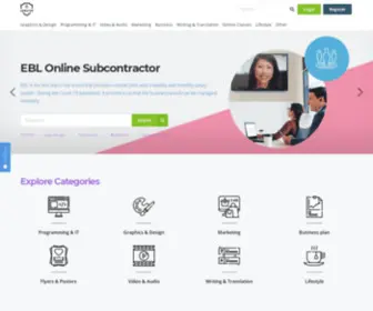 Ebljob.com(EBL JOB) Screenshot