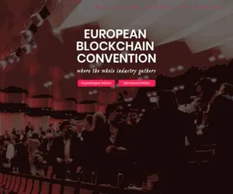 Eblockchainconvention.com(European Blockchain Convention) Screenshot