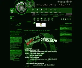 EBM-Radio.de(Strange music for strange people) Screenshot