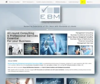 Ebmanage.com(E.B.M International) Screenshot