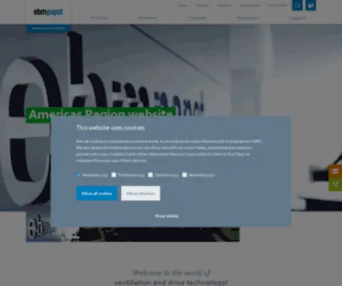 Ebmpapst-Automotive.us(Ebm-papst Automotive & Drives) Screenshot
