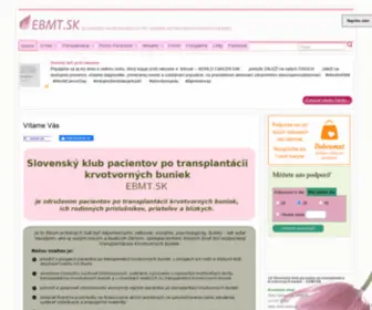 EBMT.sk(EBMT .SK) Screenshot