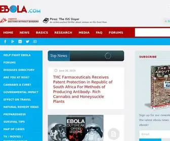 Ebola.com(Ebola) Screenshot