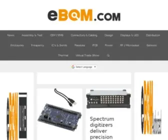 Ebom.com(New Products Archives) Screenshot