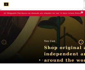 Ebonado.com(On a mission to balance the web through black representation) Screenshot